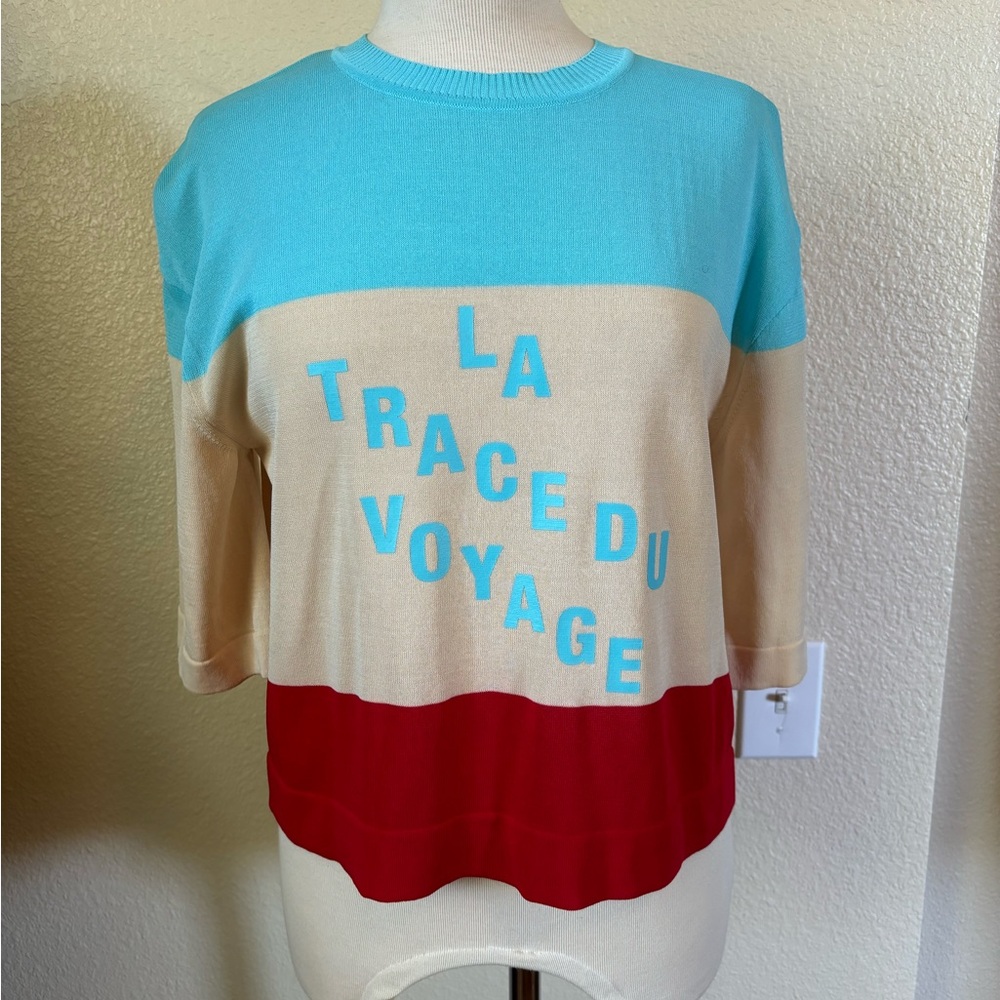 Surreal graphic blouse